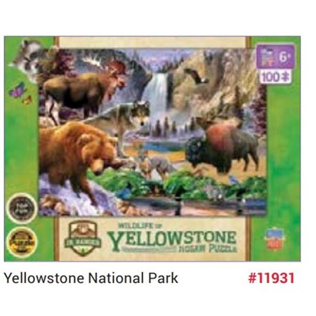 THE MOUNTAIN VALLEY® SPRING WATER Master Pieces 11931 Jr Ranger Yellowstone National Park Puzzle - 100 Piece 11931